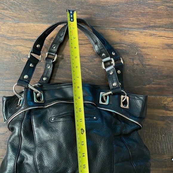 B. Mackowsky Black Leather Handbag - Picture 8 of 15